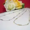 TDK Magnetic Necklace Gold & Platinum Color Combo 42cm