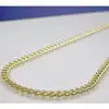 Germanium Curb Chain Necklace Long (K18 gold coated) (55cm - 60cm)