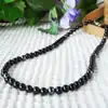 Black Tourmaline Magnetic Necklace Long 55cm/60cm (21.6