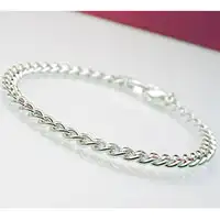 Germanium Curb Chain Bracelet