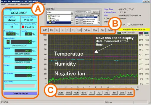 Full screen view of Software COM-3600