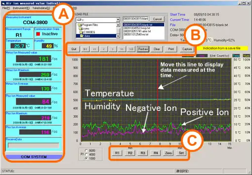 Full screen view of Software COM-3600