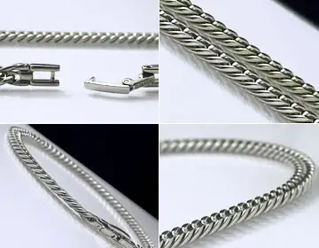 Pure Titanium Curb Chain Bracelet (5mm wide) 18-21cm (7.0-8.2